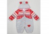 Фото Комбинезоны новорожденным плюшевые, велюровые, утепленные. Куртки, костюмы мех флис. Комплекты х/б.