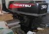 Фото Продам отличный лодочный мотор TOHATSU 30, нога S (381 мм), , из Японии, 2-х тактный, румпель