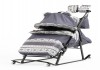 Санки-коляска Kristy Luxe Premium Soft Plus. Подарите счастливую зиму вашему ребенку
