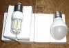 Лампы светодиодные LED цоколь E27 6 шт (2 вида)