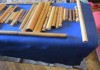 Фото Бамбуковые палочки для массажа, камни Жадеит для стоутерапии