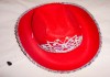 Фото Шляпа карнавальная с диадемой красная